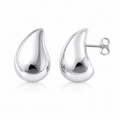 Dråpeøredobber i 925 Sterling Sølv for Dame – Elegante Water Drop Øredobber