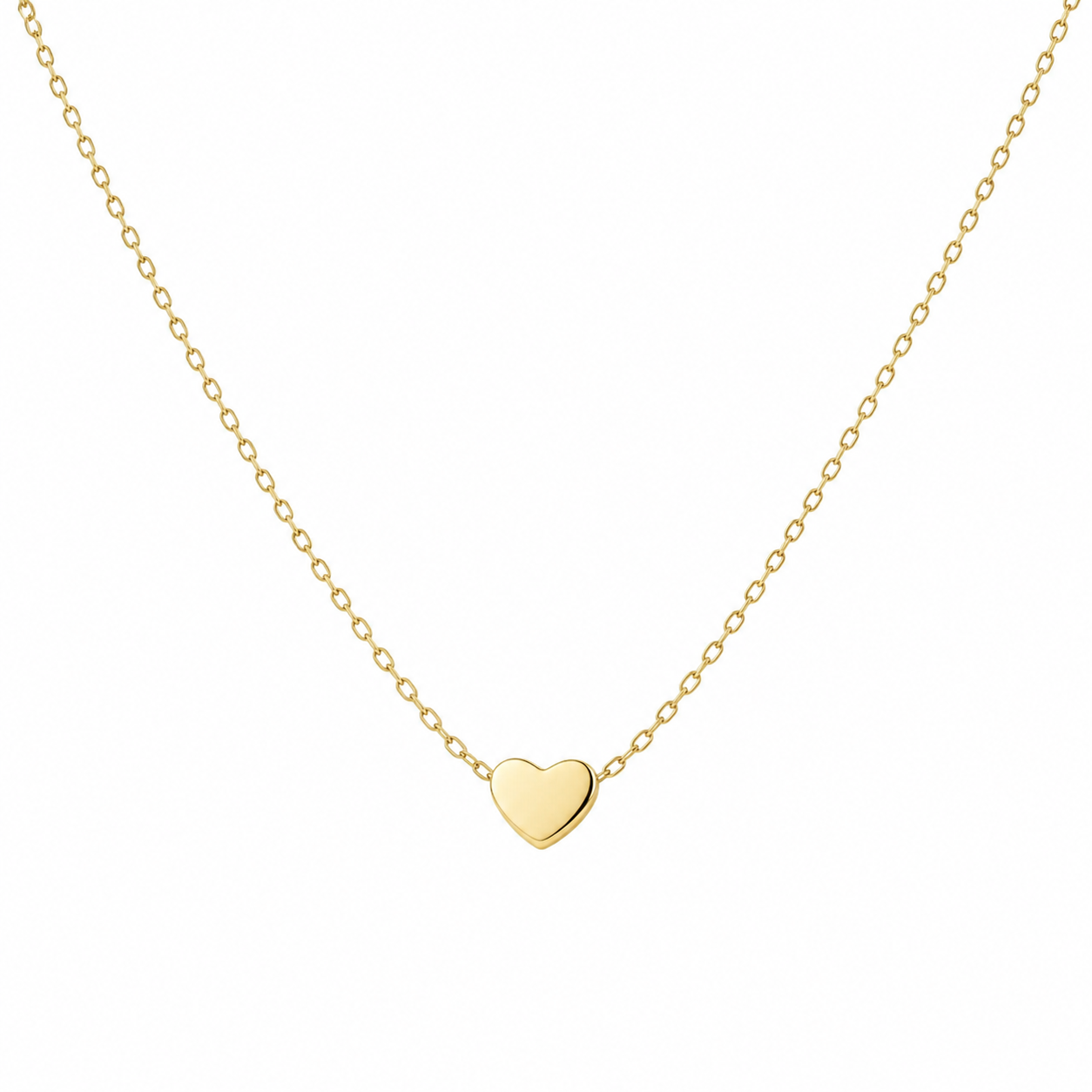 Hjerte “LOVE” Halskjede – Minimalistisk Clavicle Smykke