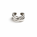 925 Sterlingsølv Korsring – Elegant og Tidløs Ring for Kvinner
