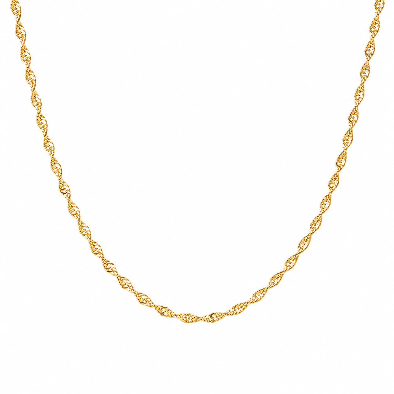 Elegant Tynt Halskjede til Dame – Klassisk Clavicle Chain i Gull- eller Sølvfarge