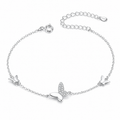 Sommerfuglarmbånd i 925 Sterling Sølv – Elegant Armbånd til Dame