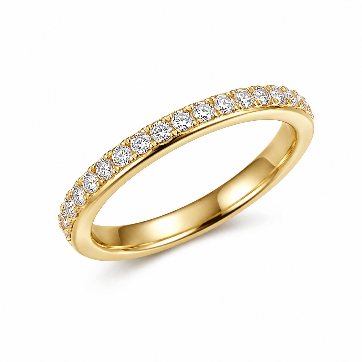 Moissanitt Ring i 925 Sterlingsølv | Elegant Solitærring med Sertifikat