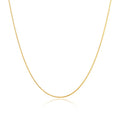 Tynt Snake Chain Halskjede i Gullfarget Stål – 1 mm Minimalistisk Choker (16–20")