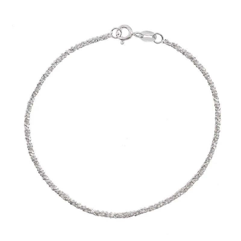 Justerbart Armbånd i 925 Sterling Sølv – Elegant Gypsophila Armbånd til Dame