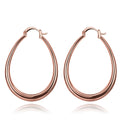 Store Gullfargede Hoop Øredobber – Trendy Statement Øredobber for Dame