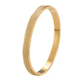 Armbånd i Rustfritt Stål – Minimalistisk Bangle med Matt Finish (Unisex)