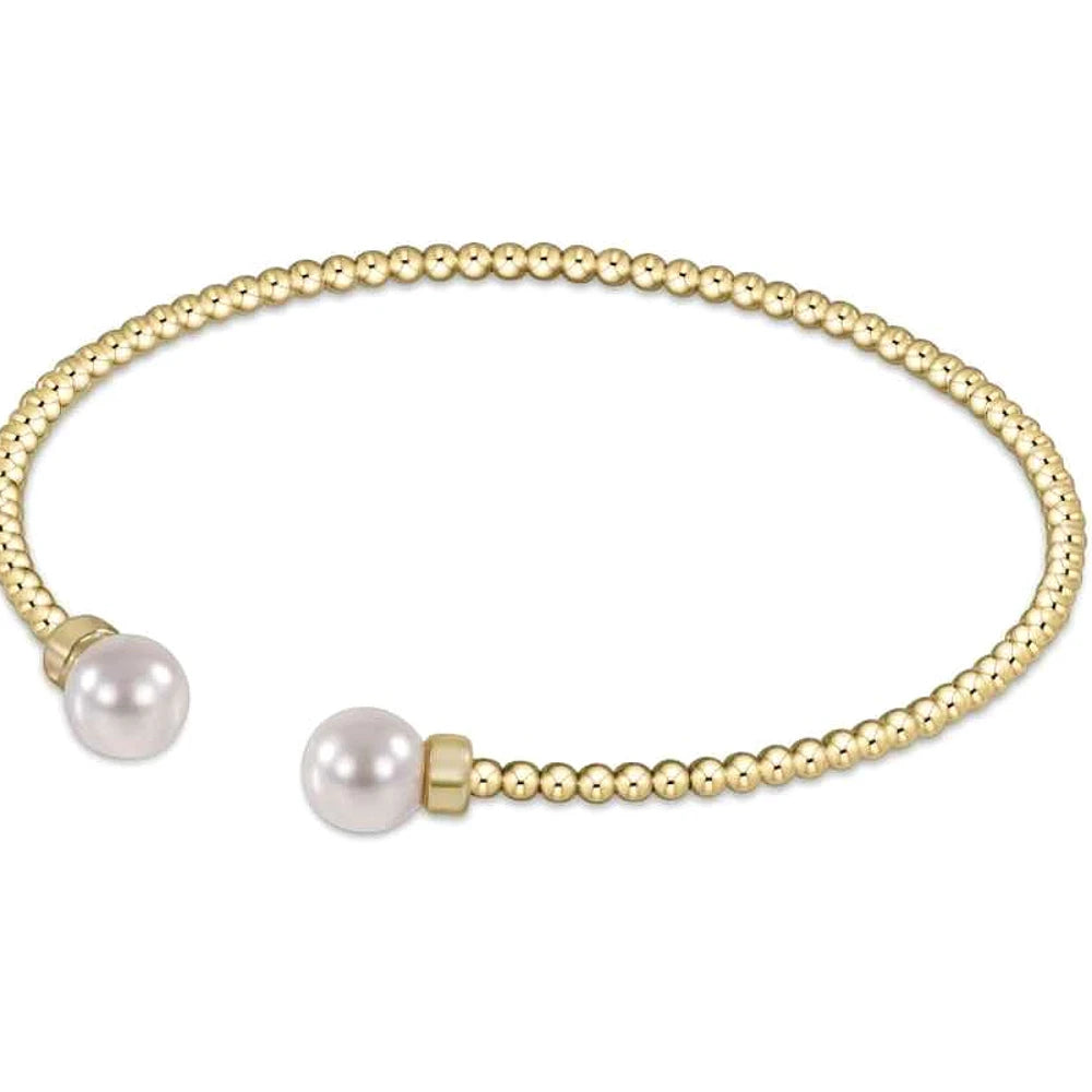 Perlearmbånd med Bead Cuff Design – Elegant Layering Smykke til Dame