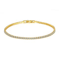 Moissanite-inspirert Armbånd i 925 Sterling Sølv – Elegant Smykke til Dame