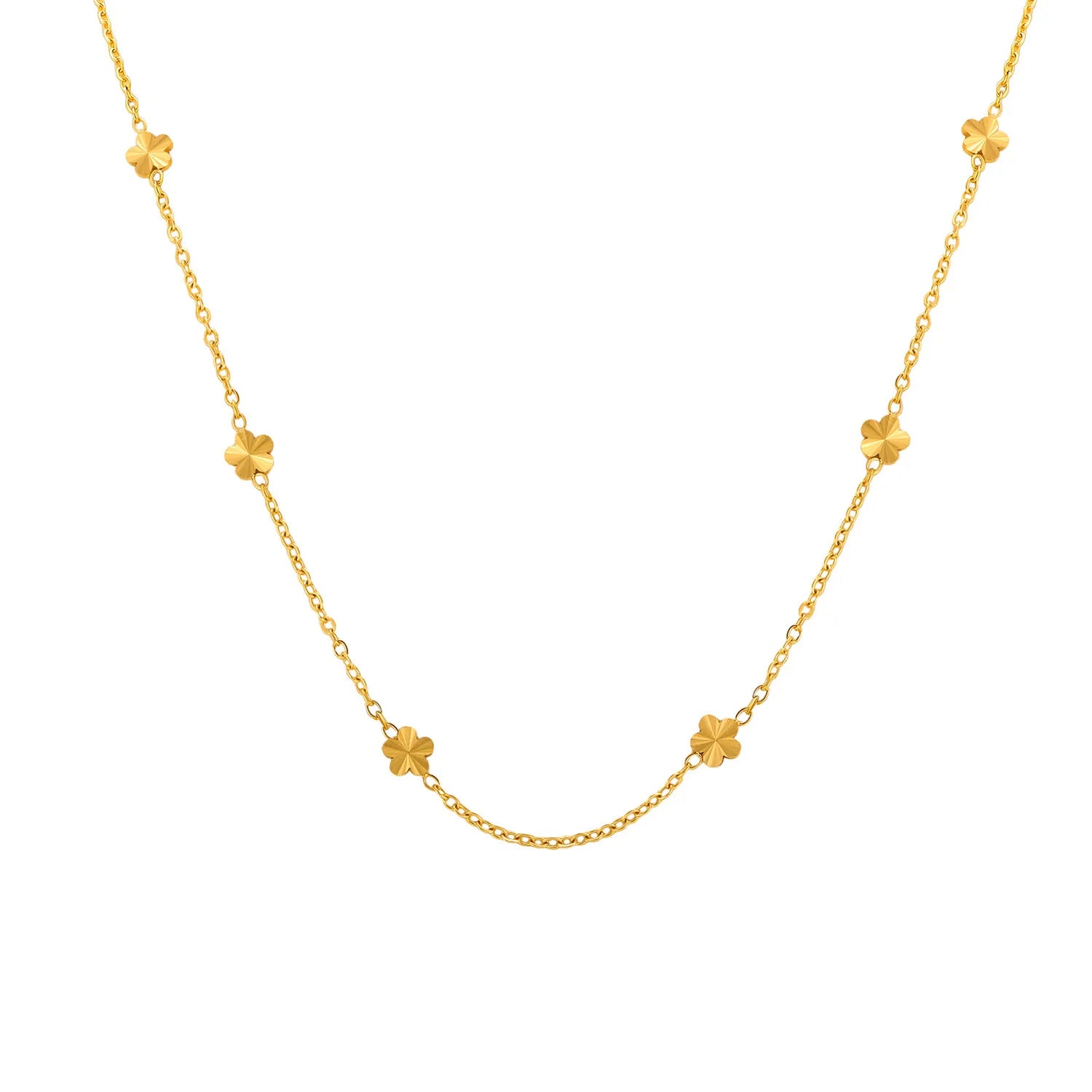 Hjerte Choker Halskjede til Dame – Gullbelagt Smykke med Elegant Hjertedesign