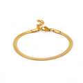 Snake Chain Armbånd i Gullfarget Stål – 2–5 mm Elegant og Tidløst Design