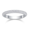 Forlovelsesring i 925 Sterlingsølv med Moissanite – Glitrende og Elegant Ring for Kvinne