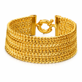Chunky Lenke­armbånd i Gullbelagt Stål – 2 cm Bredt Statement Armbånd