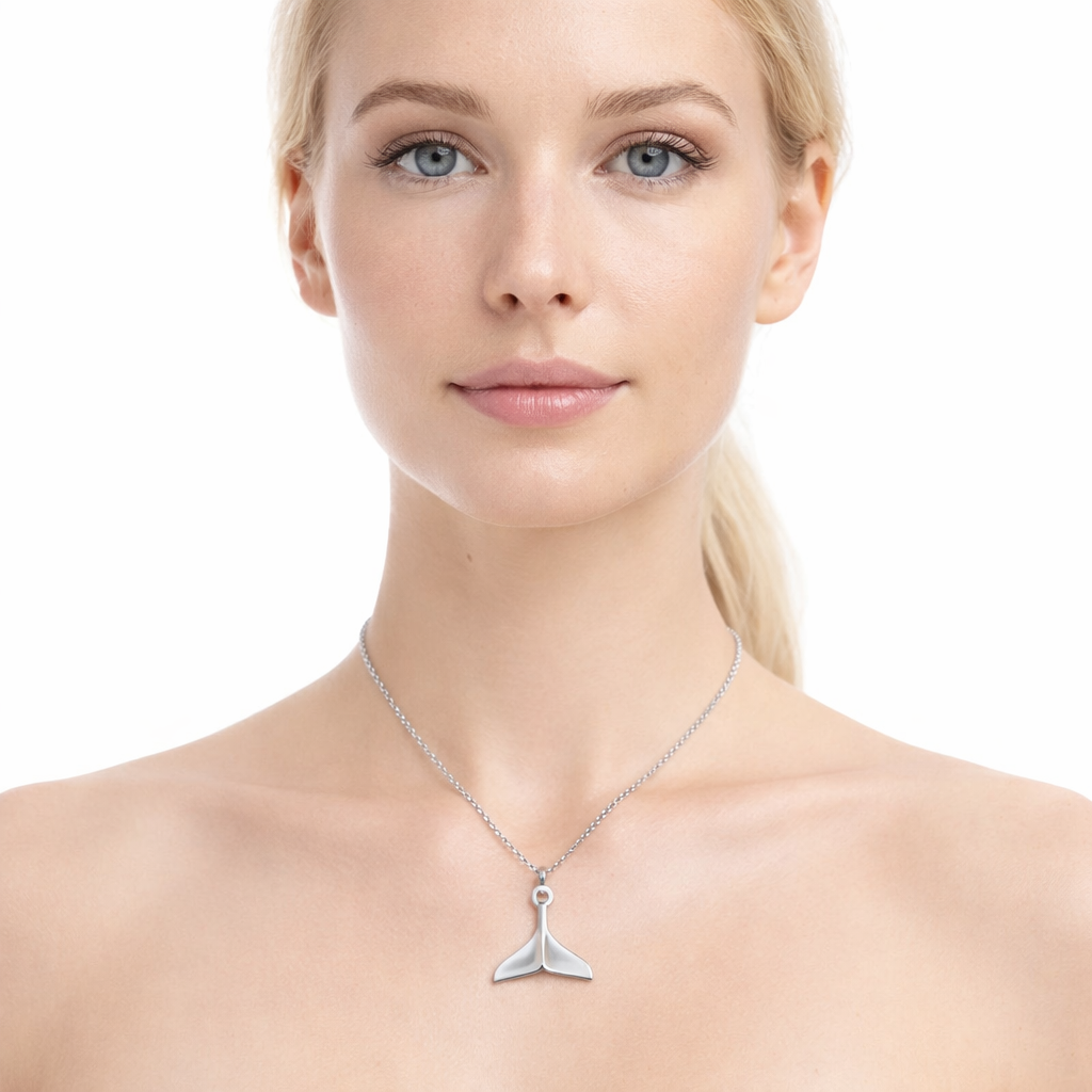 Havfruehale Halskjede i Rustfritt Stål – Vintage Nautisk Choker