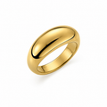 Geometrisk Ring i Rustfritt Stål – Minimalistisk Ring til Dame